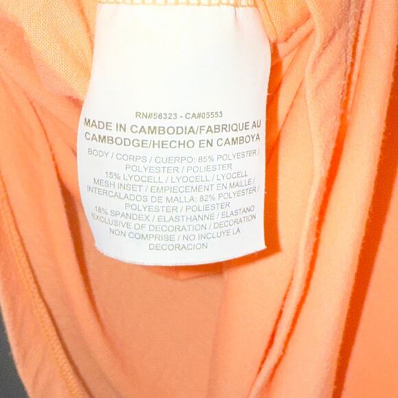 Nike Womens Dri-Fit Activewear Tank Top Size Large Mesh Back Asymmetrical Hem - Picture 7 of 10